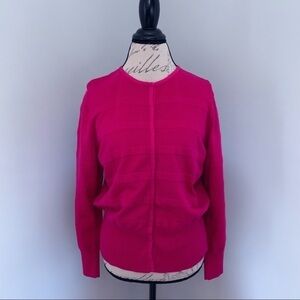 LIZGOLF Cardigan Sweater - Fuschia